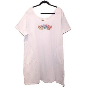 PRINCESS CRUISES Casual Beach Dress Loungewear Rhinestone Sandals Vacation